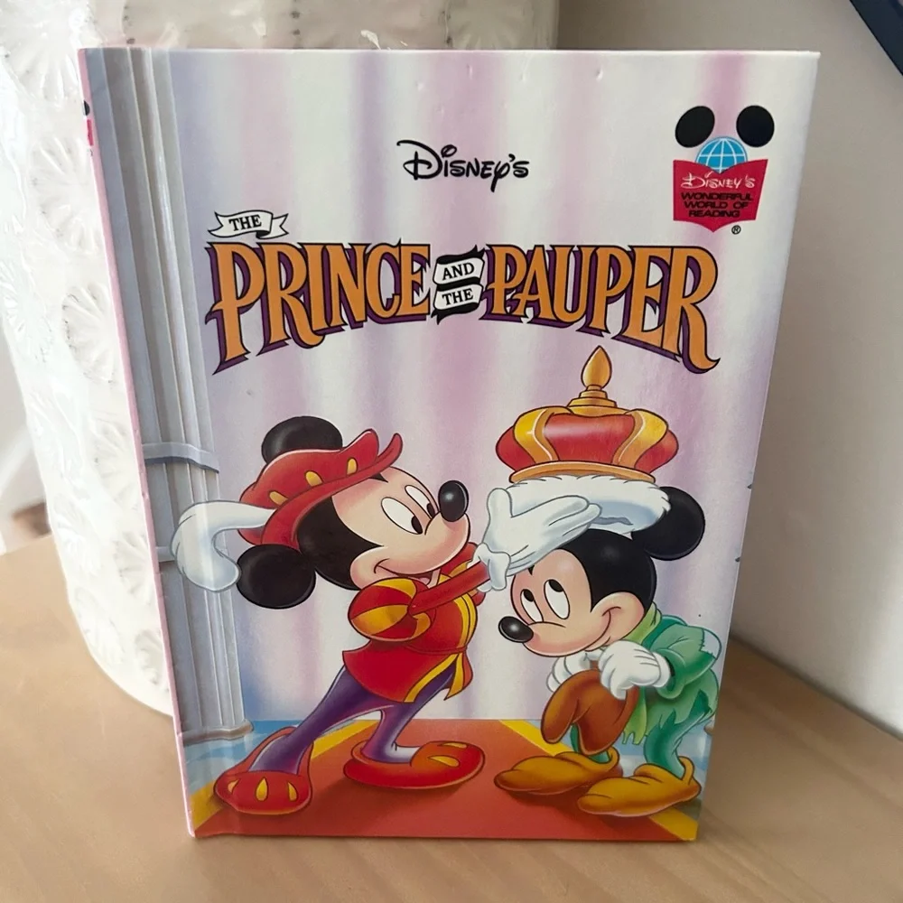 Disney's The Prince and the Pauper Wonderful World of Reading Hardcover Book